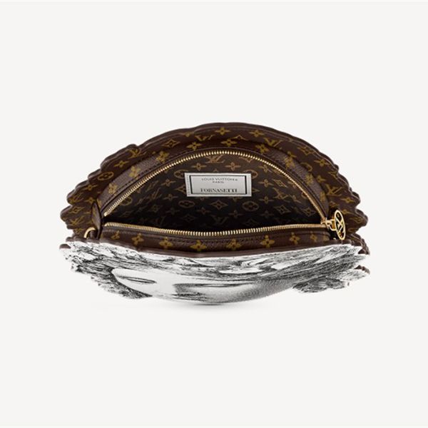 新作 ルイヴィトン ヘッドポーチ 彫刻 芸術 ショルダーバッグ偽物 M80921